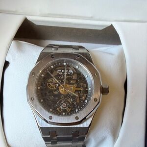 Feice Silver Men's Watch